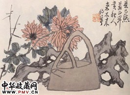 清蒲华　花卉册（之三）