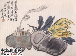 清蒲华　花卉册（之一）