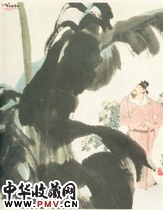 近现代刘旦宅　韩愈芭蕉叶大诗意