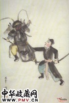 近现代关良　武剧图