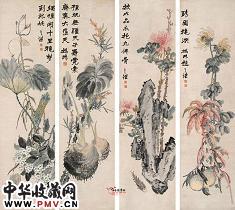 清赵之谦（款）　花卉