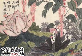 清赵之谦　花卉册之五