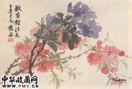 清赵之谦　花卉册之三