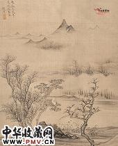 明赵左 山水