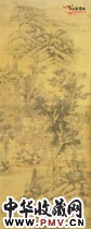 明赵左　秋林曳杖图