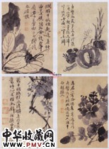 明徐渭　花卉册