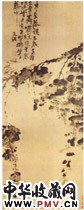 明徐渭　墨葡萄图