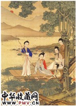 清焦秉贞　仕女图