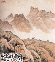 近现代刘子久　为祖国寻找资源图卷(局部)