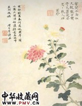 明项圣谟　花卉图册（之三）