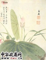 明项圣谟　花卉图册（之一）