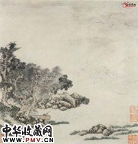 明项圣谟　山水图册（之四）