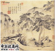 明项圣谟　王维诗意图