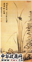 明项圣谟　蒲蝶图