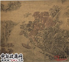 明谢时臣　高江急峡图