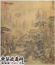 明谢时臣　杜陵诗意图册