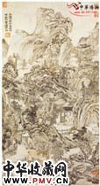 明谢时臣　仿黄鹤山樵山水图