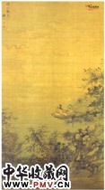 明谢时臣　地谪仙玩月图
