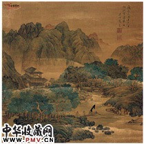清高简　山水人物