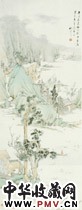 清沈焯　观莲图