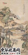 清程庭鹭 松风溪馆图
