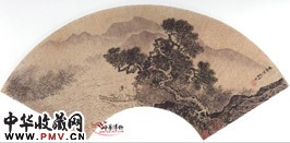 明周臣　山水人物扇面册（三）