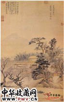 明卞文瑜　山楼绣佛图