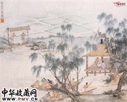 清上睿　为友梅作行乐图册（之三）