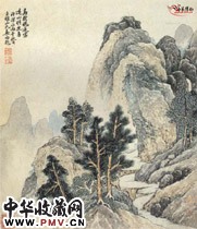 明袁尚统　山水图册（之四）