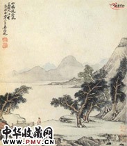 明袁尚统　山水图册（之三）