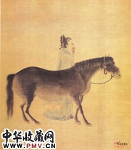 清张穆　奚官放马图（局部）