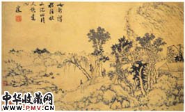 清程邃　山水册之一