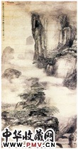 明李士达　秋景山水图（轴）
