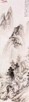 近现代房虎卿　山水图轴