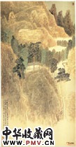 近现代江兆申　云壑悬泉