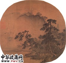 南宋夏圭　观瀑图