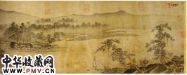 宋夏圭　山水（局部）