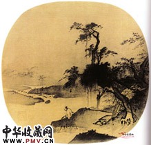 宋夏圭　临流赋琴图