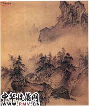 宋夏圭　冒雨寻庄