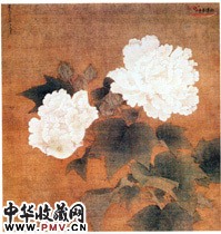 南宋李迪　红白芙蓉两幅之一