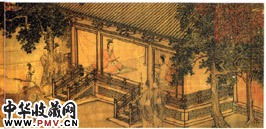 宋李唐　晋文公复国图（局部）