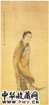 清张淇　仕女图