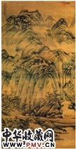 元陈汝言　罗浮山樵图（轴）