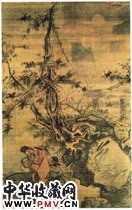 明陈子和　醉骑图