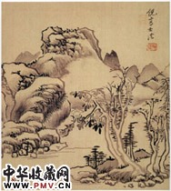清黎如玮　山水图