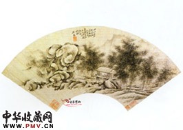 清石庄　山水人物