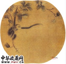 北宋易元吉　蛛网攫猿图