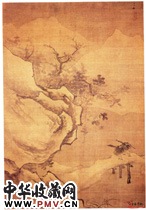 明蒋嵩　雪暮归渔