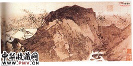 明蒋嵩　四景山水之一