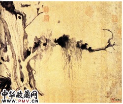 金王庭筠　幽竹枯槎图